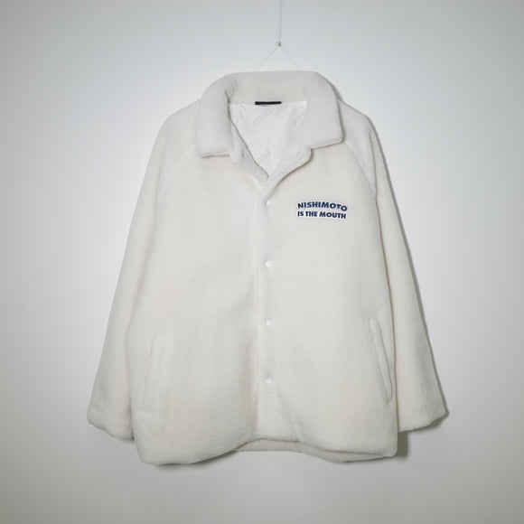 [Scheduled for delivery in mid-August] NISHIMOTO IS THE MOUTH FUR COACH JACKET NIM-C1JK WHITE