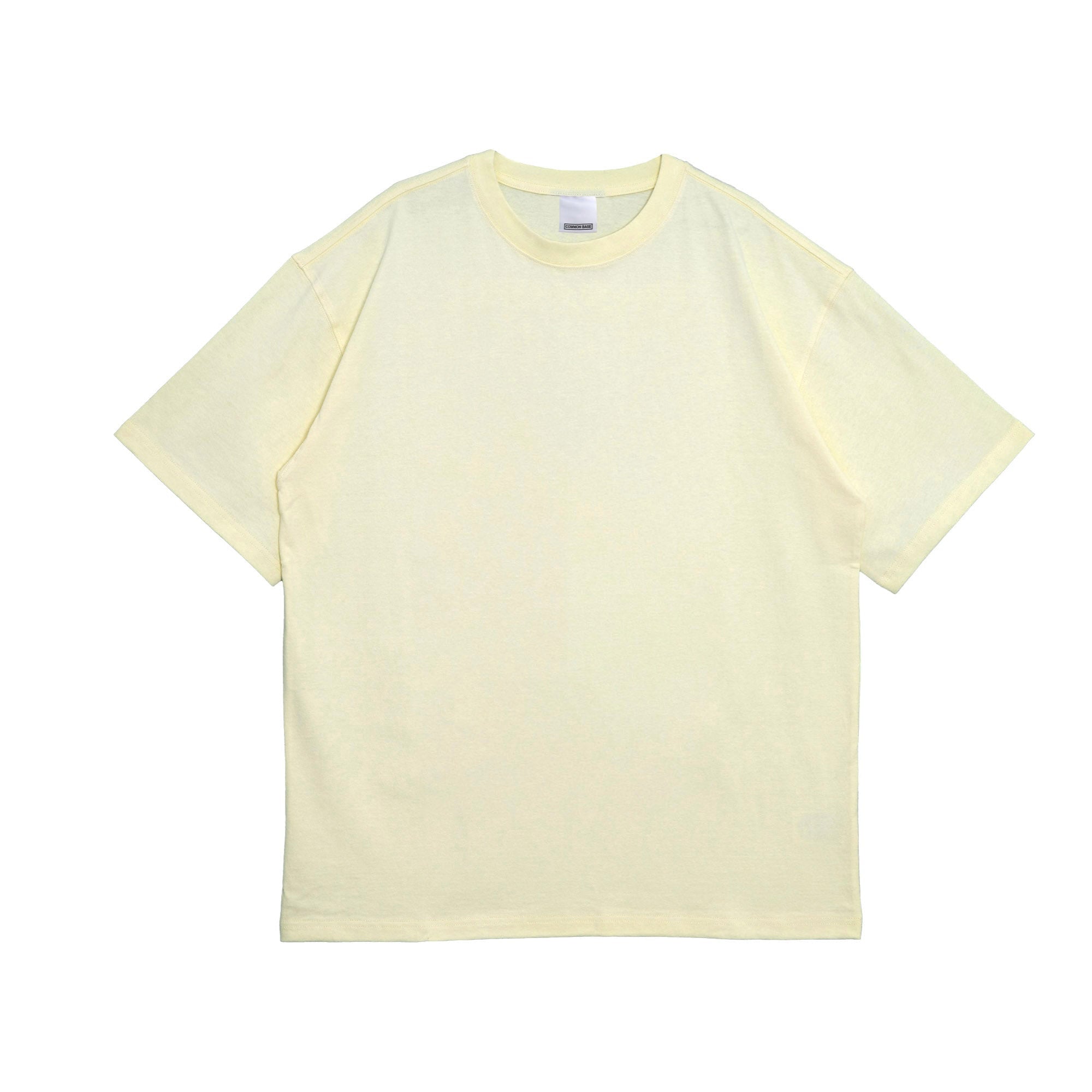 COMMON BASE S/S TEE CB-B01 LIGHT YELLOW
