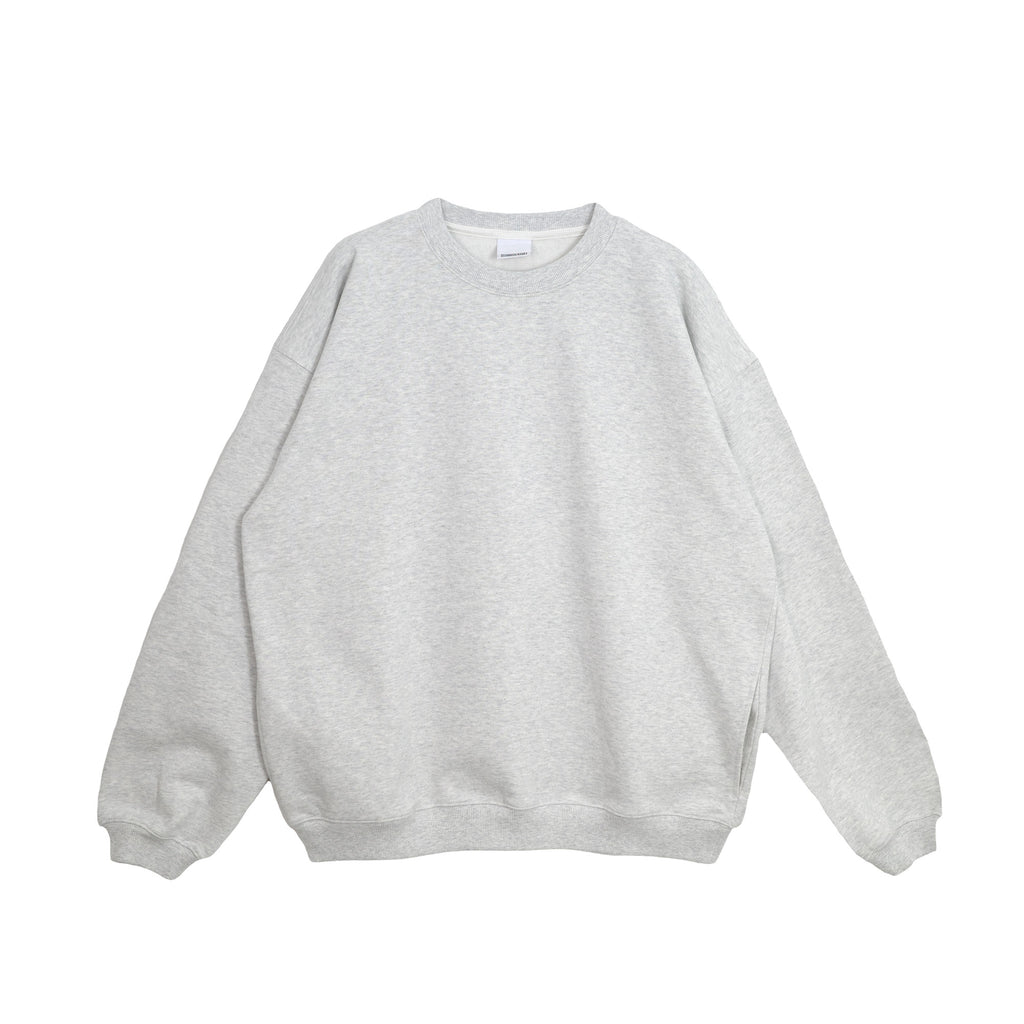 COMMON BASE SWEATSHIRT CB-B04 LIGHT HEATHER GRAY