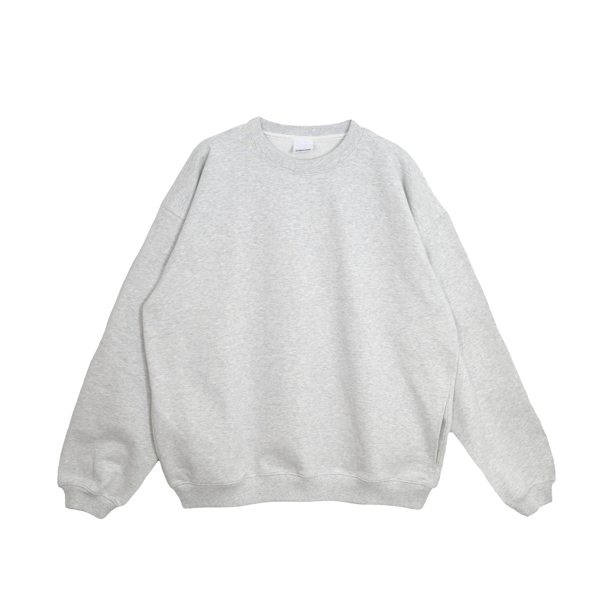 COMMON BASE SWEATSHIRT CB-B04 LIGHT HEATHER GRAY