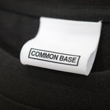 COMMON BASE S/S TEE CB-H01 BLACK