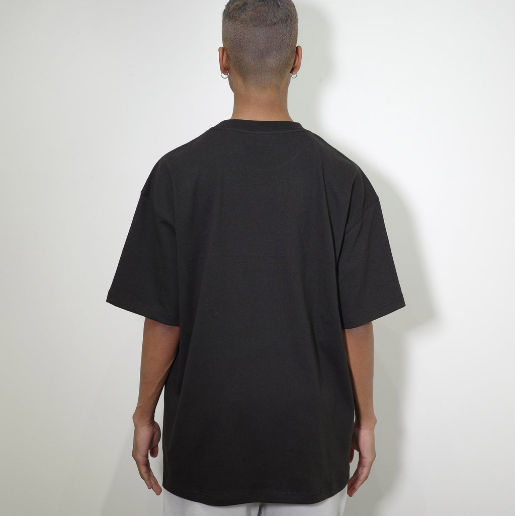 COMMON BASE S/S TEE CB-H01 BLACK