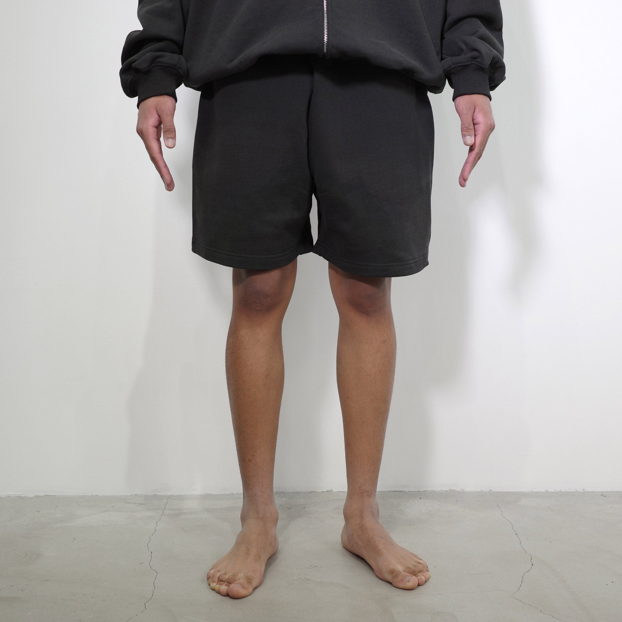 COMMON BASE SWEAT SHORTS CB-H06 BLACK