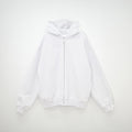 COMMON BASE SWEAT ZIP  HOODIE CB-H07 WHITE