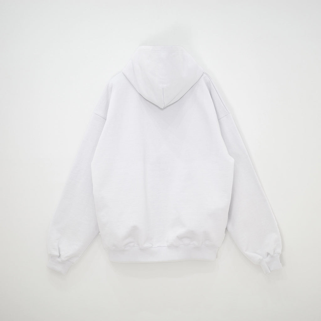COMMON BASE SWEAT ZIP  HOODIE CB-H07 WHITE