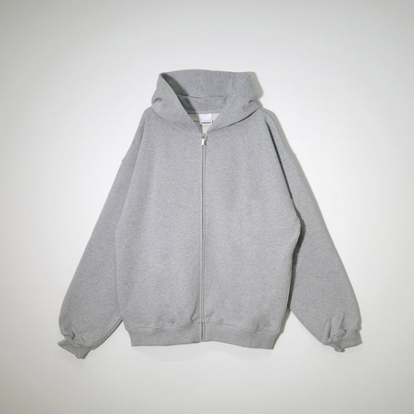 COMMON BASE SWEAT ZIP  HOODIE CB-H07  H GREY (NEW COLOR)