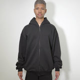 COMMON BASE SWEAT ZIP  HOODIE CB-H07 BLACK