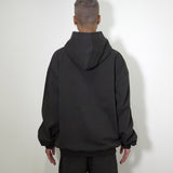 COMMON BASE SWEAT ZIP HOODIE CB-H07 BLACK