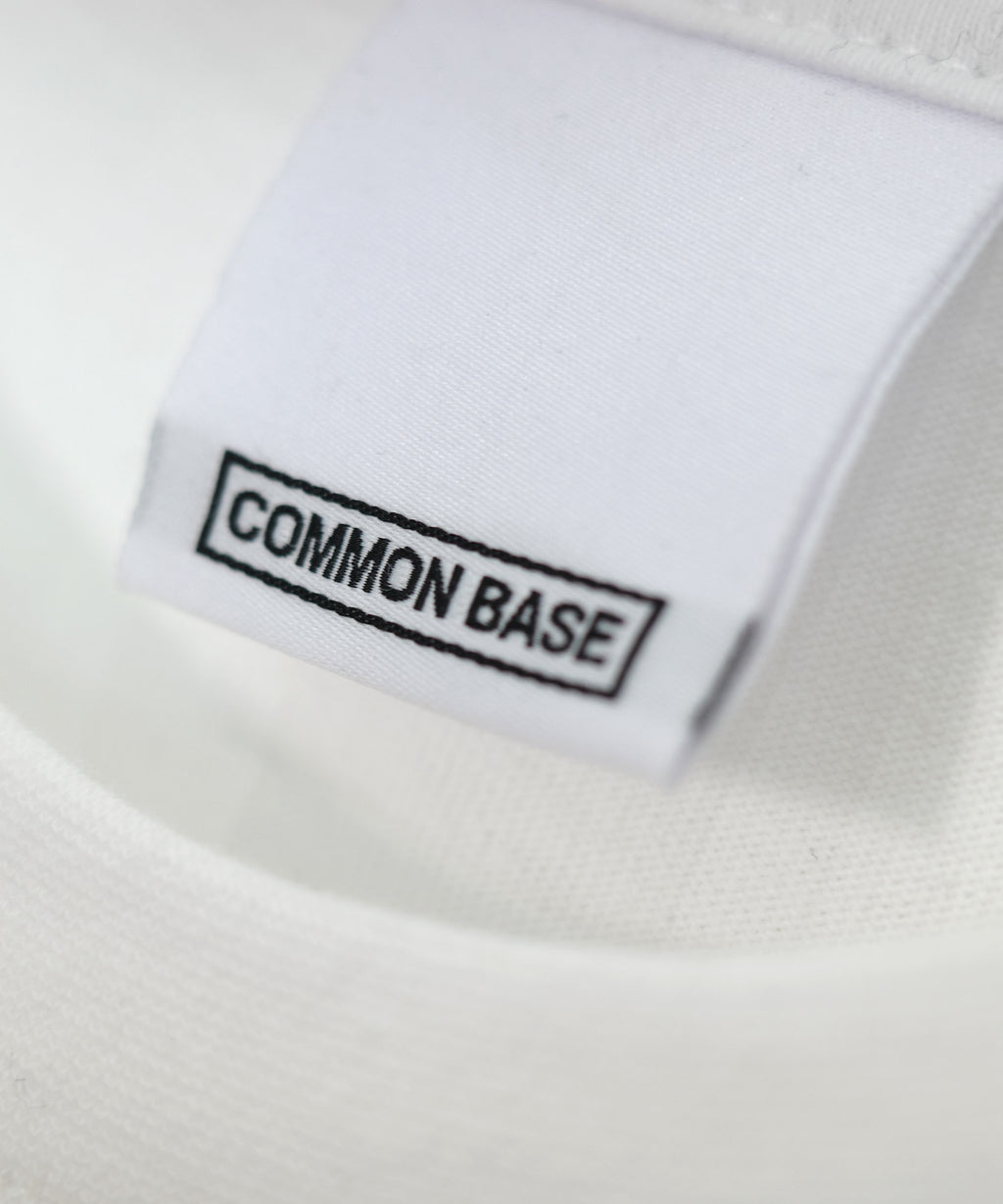 COMMON BASE S/S TEE CB-B01 WHITE