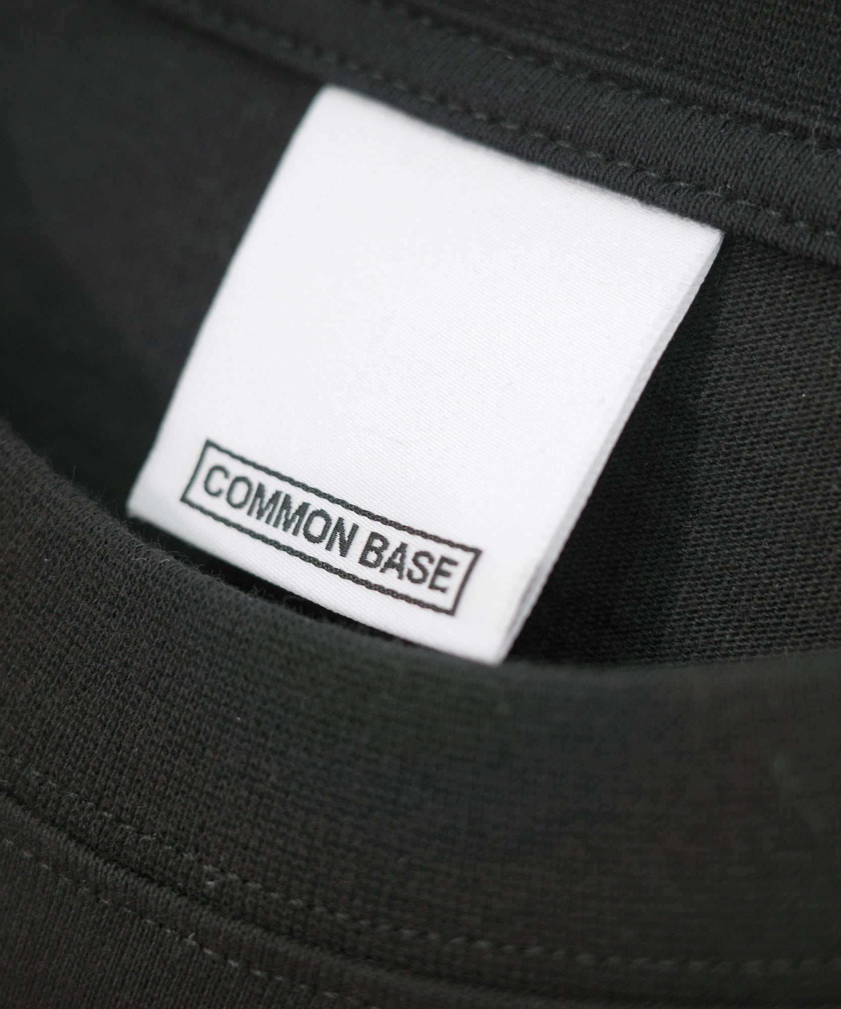 COMMON BASE S/S TEE CB-B01 BLACK