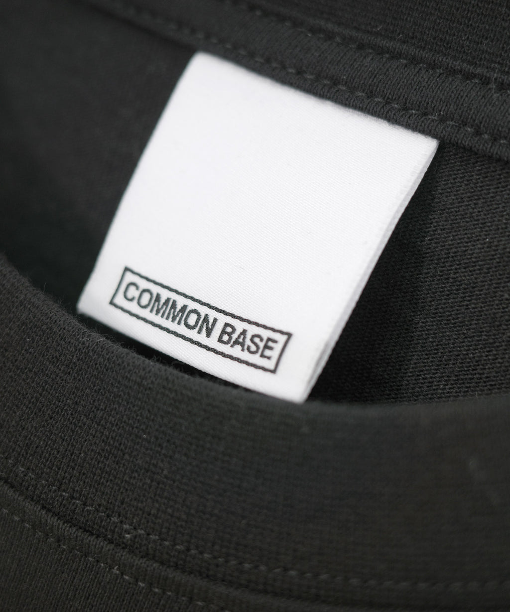 COMMON BASE L/S TEE CB-B02 BLACK