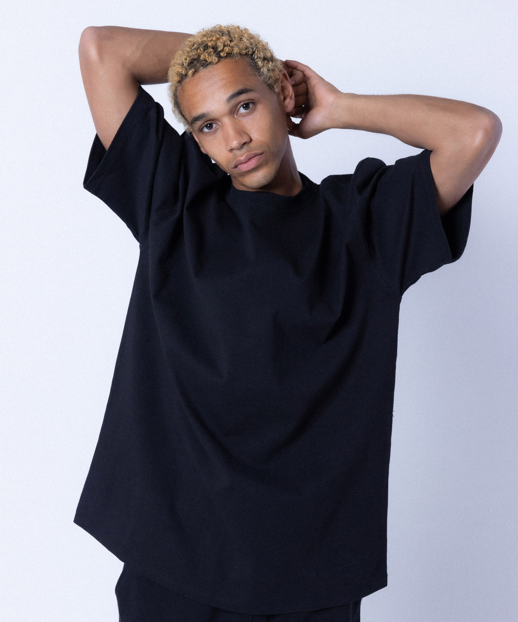 COMMON BASE S/S TEE CB-B01 BLACK