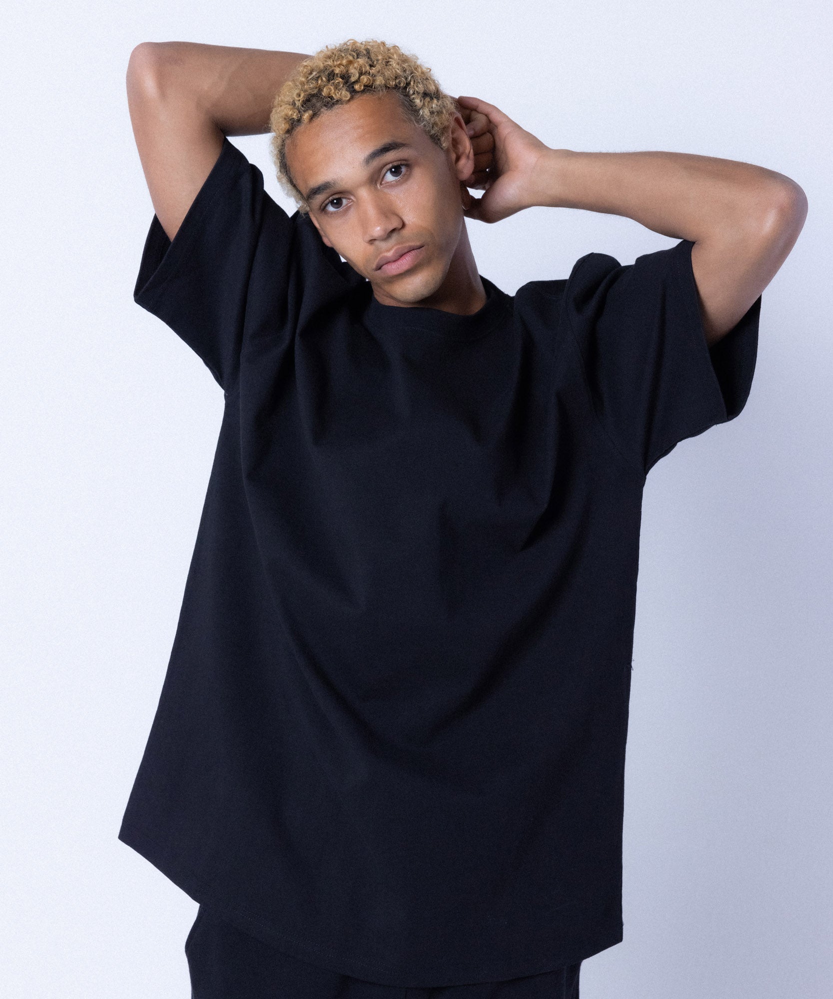 COMMON BASE S/S TEE CB-B01 BLACK