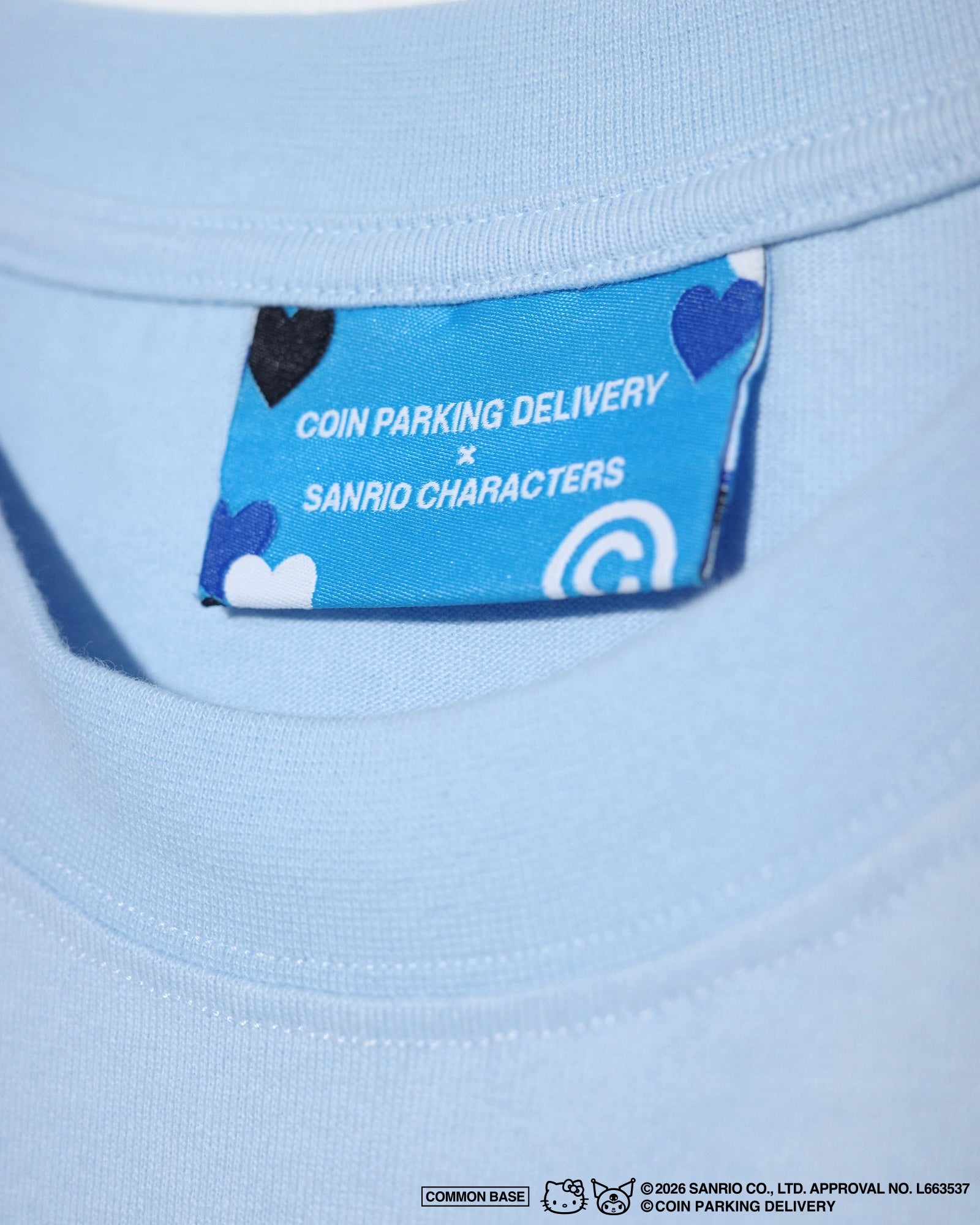 COIN PARKING DELIVERY × SANRIO CHARACTERS PRINT S/S TEE CPDSC-KT01 LIGHT BLUE