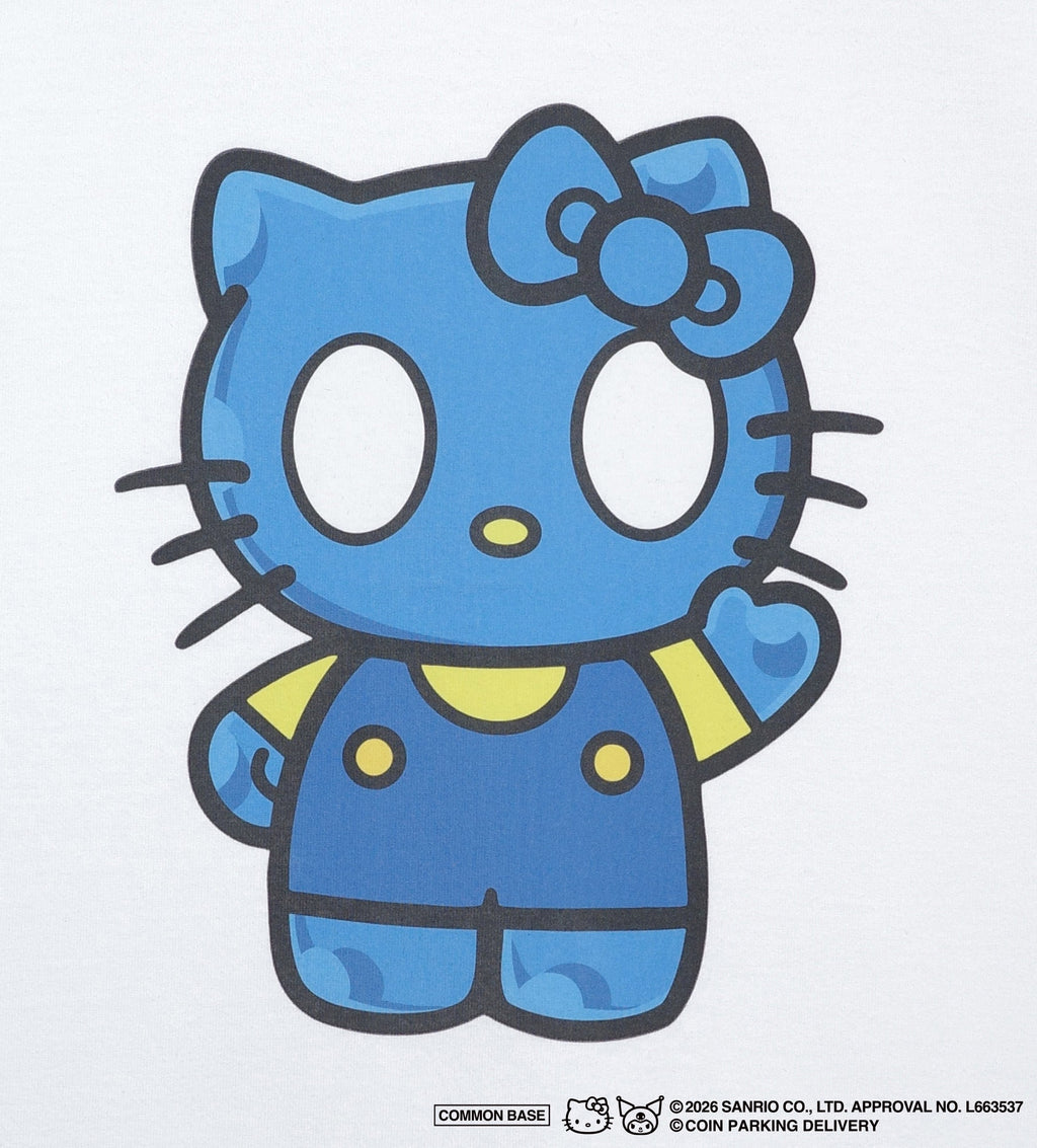 【予約商品｜5月上旬お届け予定】COIN PARKING DELIVERY × SANRIO CHARACTERS PRINT S/S TEE CPDSC-KT01 WHITE
