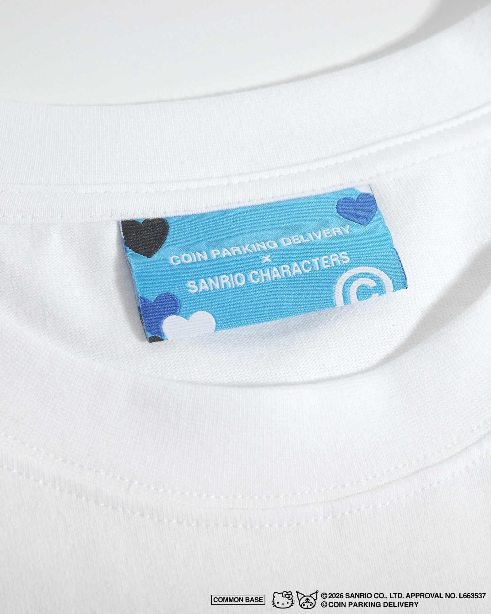 【予約商品｜5月上旬お届け予定】COIN PARKING DELIVERY × SANRIO CHARACTERS PRINT S/S TEE CPDSC-KT01 WHITE