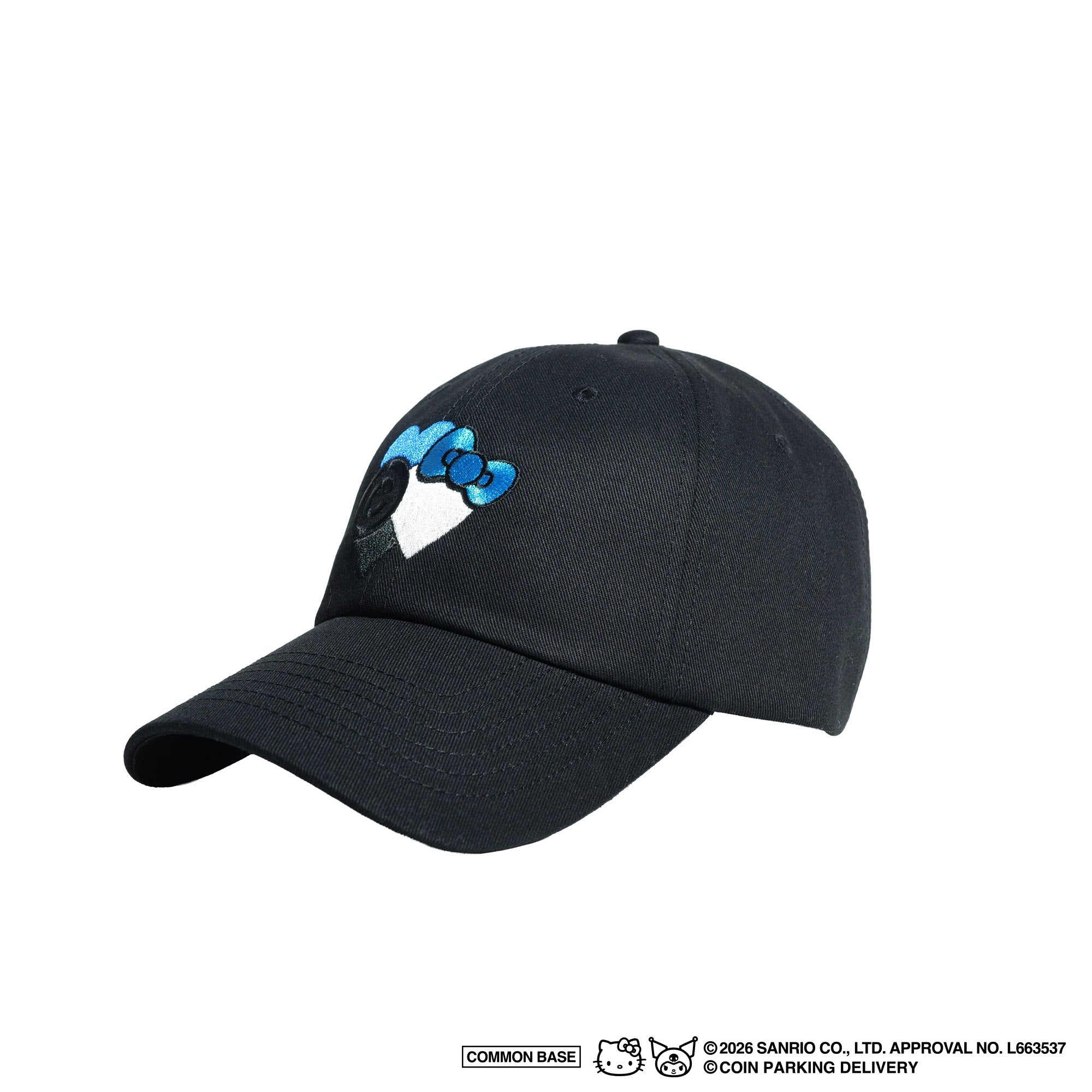 COIN PARKING DELIVERY × SANRIO CHARACTERS CAP CPDSC-KTG1 BLACK