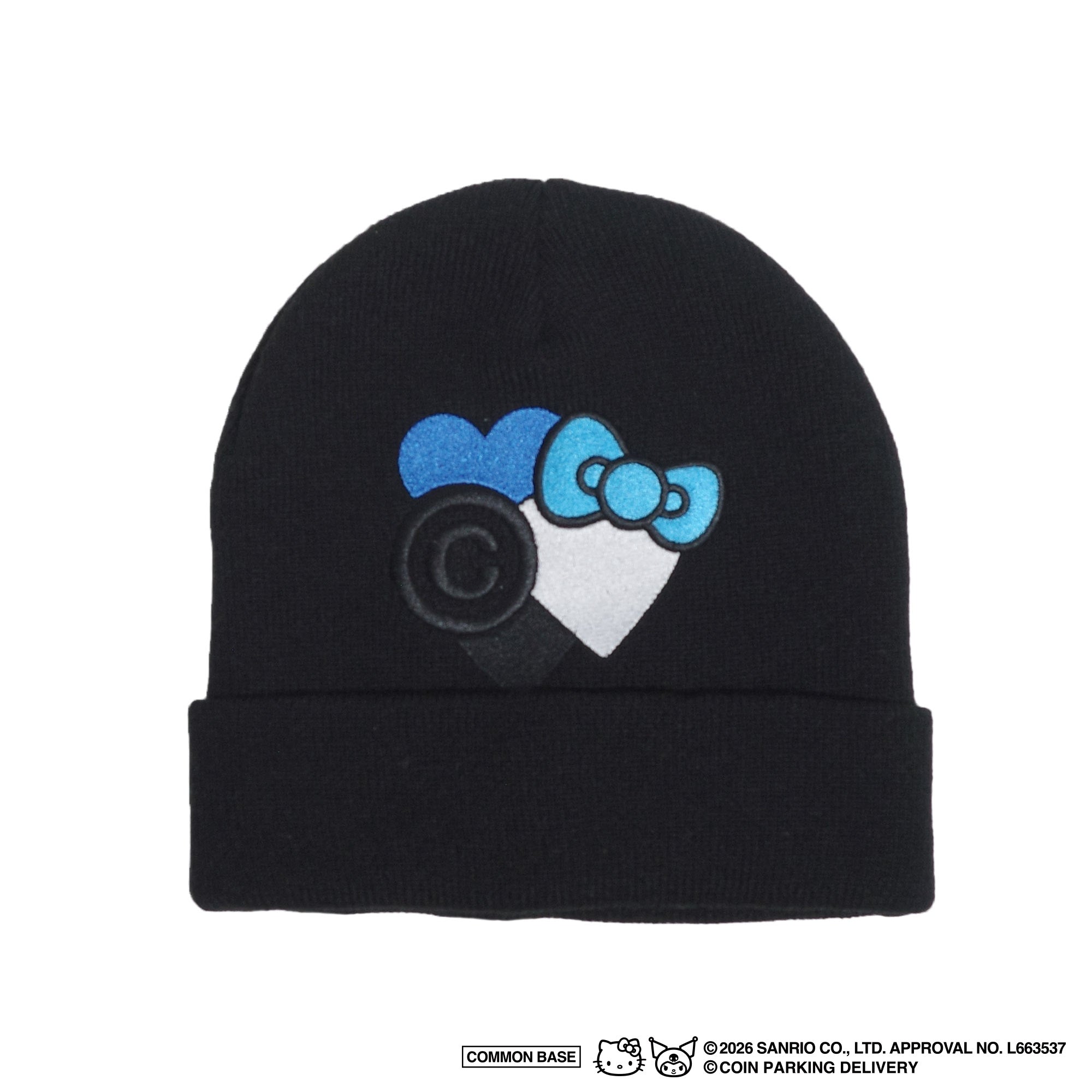 COIN PARKING DELIVERY × SANRIO CHARACTERS BEANIE CPDSC-KTG2 BLACK