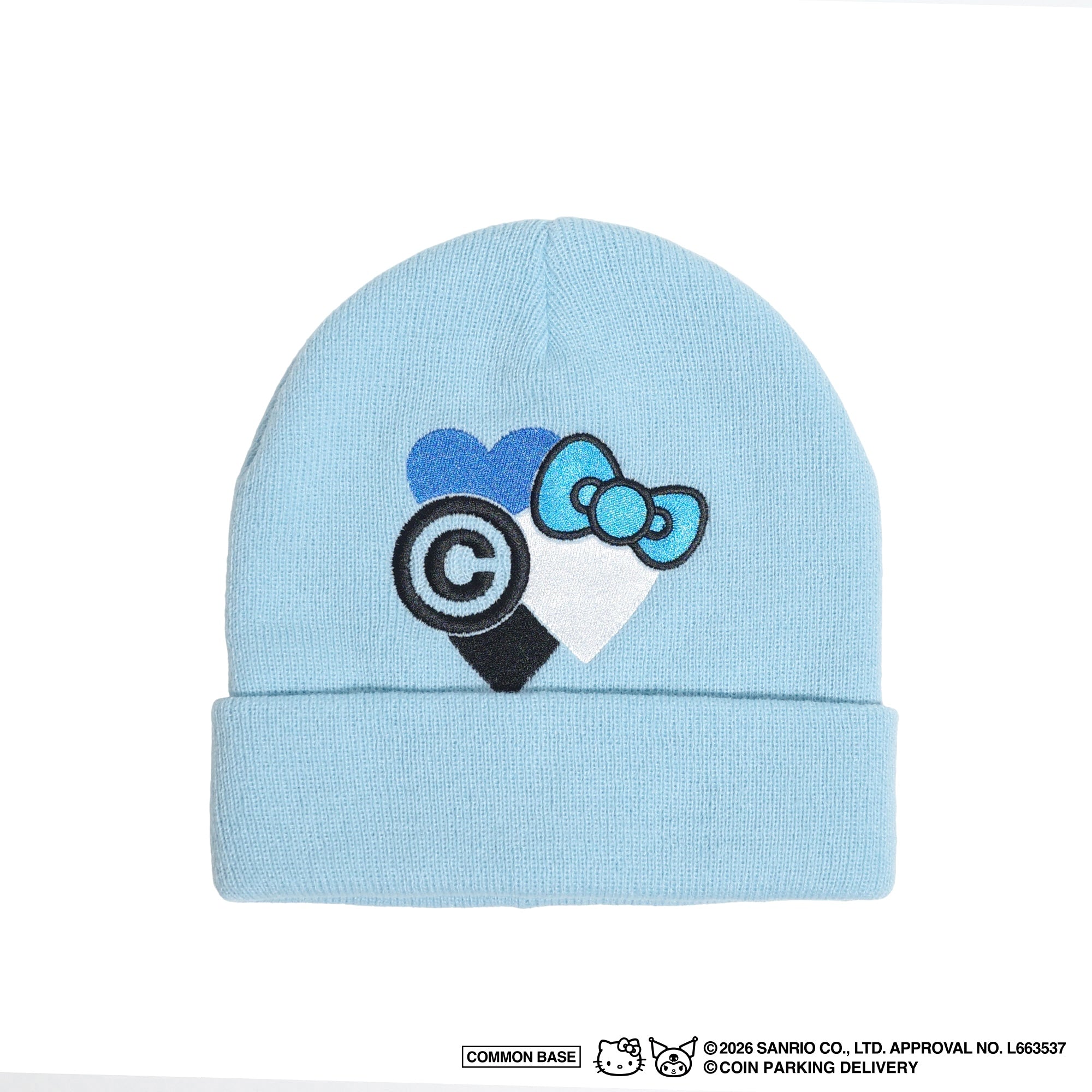 [On sale from 8:00 PM on January 31st] COIN PARKING DELIVERY × SANRIO CHARACTERS BEANIE CPDSC-KTG2 LIGHT BLUE