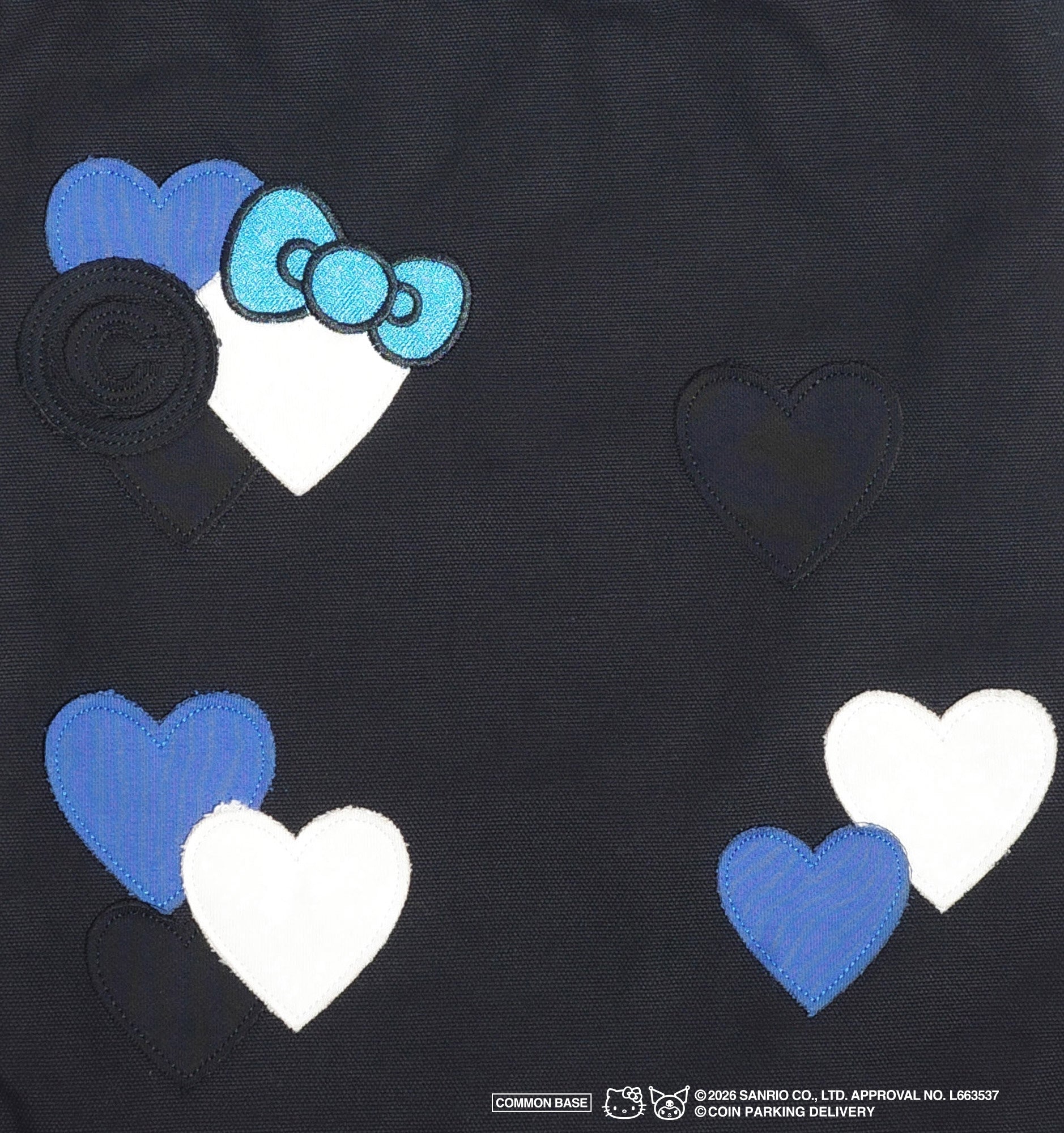 COIN PARKING DELIVERY × SANRIO CHARACTERS KNAPSACK CPDSC-KTG3 BLACK