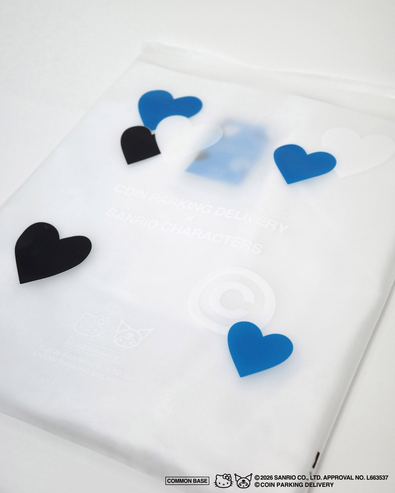 COIN PARKING DELIVERY × SANRIO CHARACTERS  PATCHWORK L/S TEE CPDSC-KT12 LIGHT BLUE