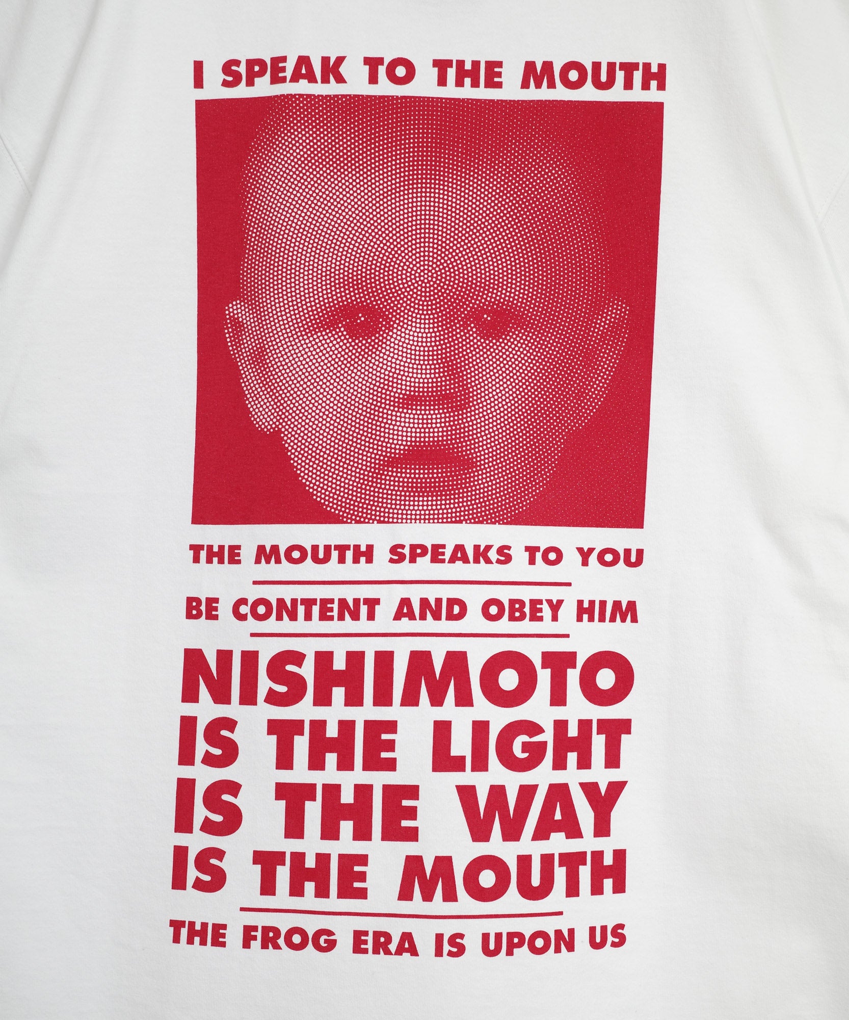 NISHIMOTO IS THE MOUTH S/S TEE NIM-SP01C WHITE/RED