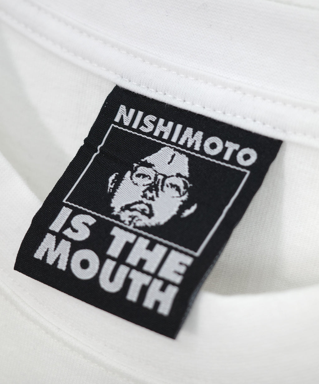 NISHIMOTO IS THE MOUTH S/S TEE NIM-SP01C WHITE/BLACK