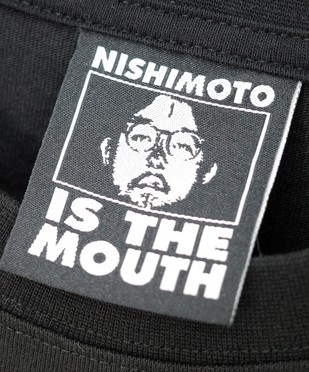 NISHIMOTO IS THE MOUTH S/S TEE NIM-SP01C BLACK/WHITE