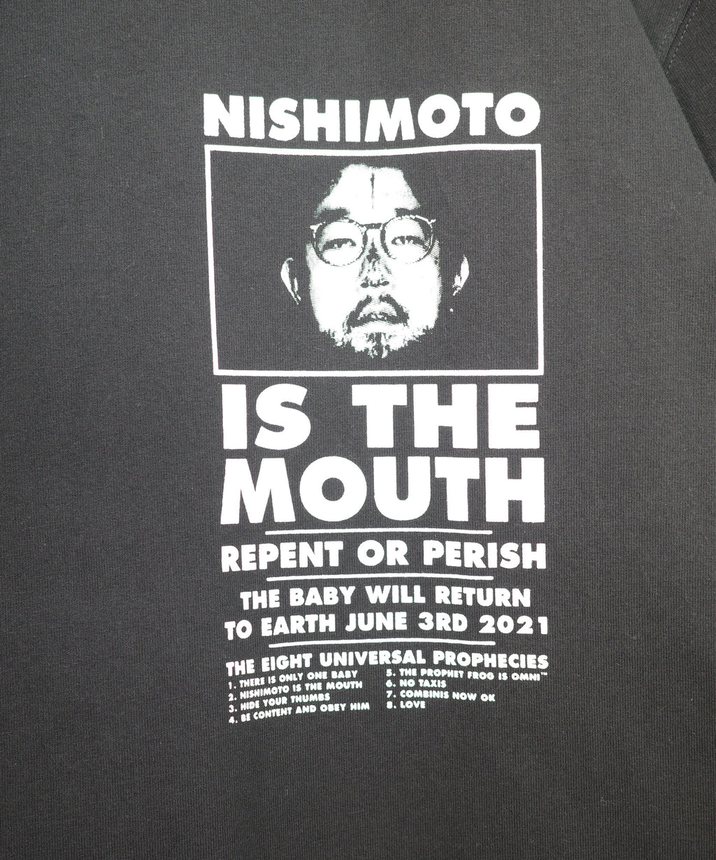 NISHIMOTO IS THE MOUTH S/S TEE NIM-SP01C BLACK/WHITE