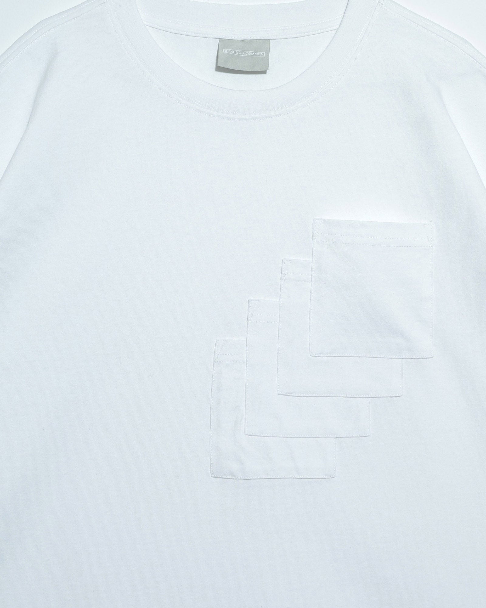 BOKUNOU COMMON ERROR POCKET S/S TEE BNCM-102T WHITE
