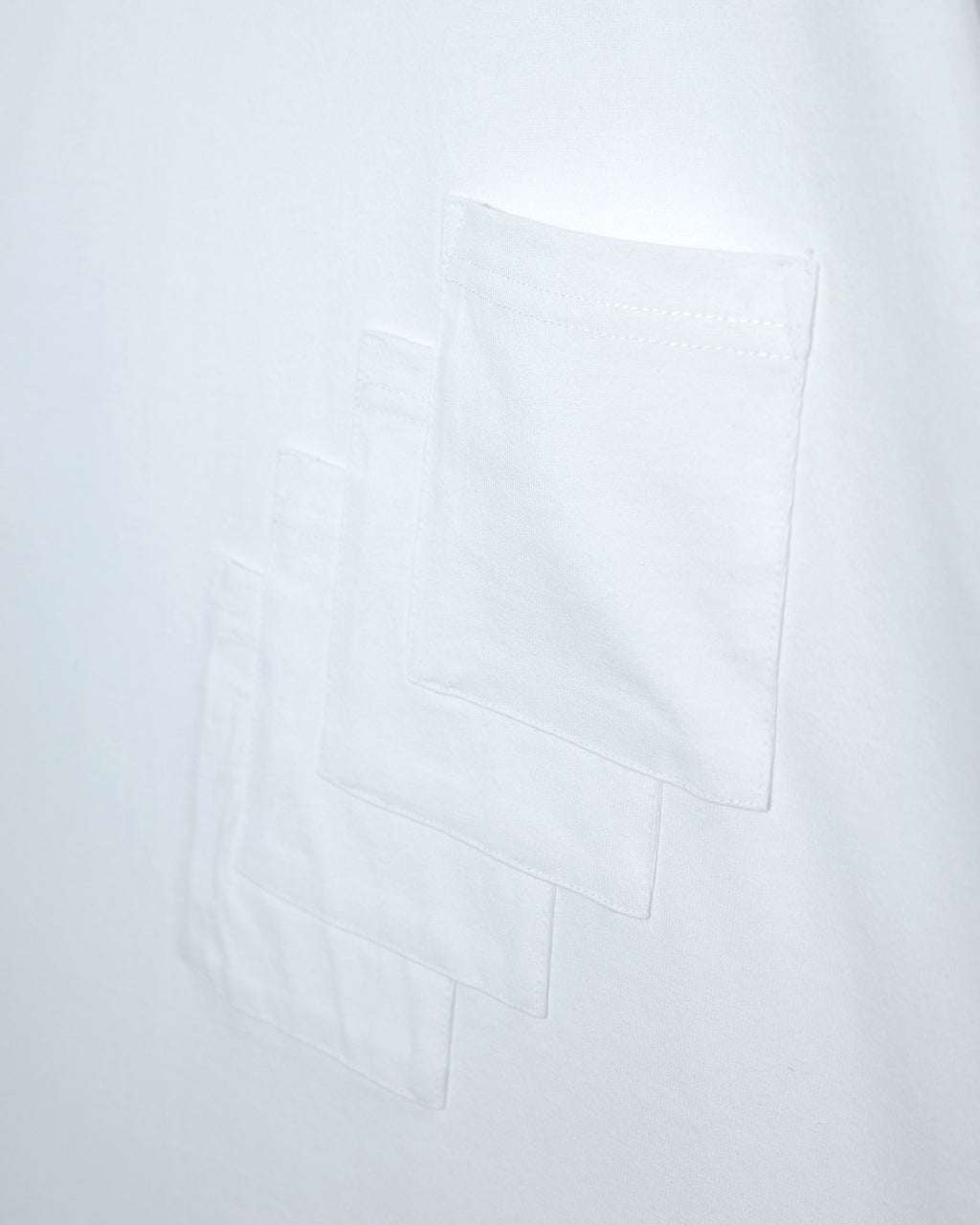 BOKUNOU COMMON ERROR POCKET S/S TEE BNCM-102T WHITE