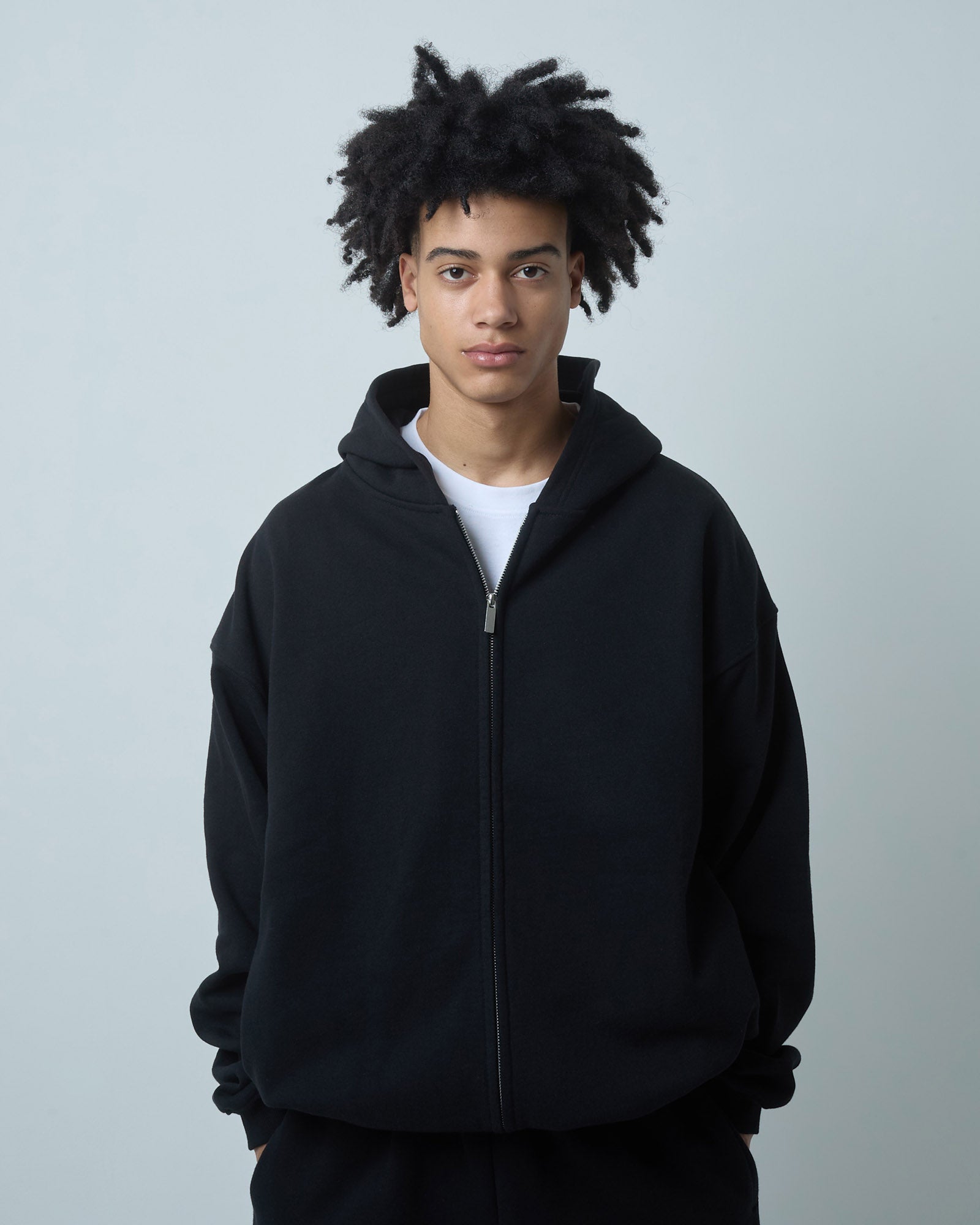 BOKUNOU COMMON ID ZIP SWEAT HOODIE BNCM-103ZH BLACK
