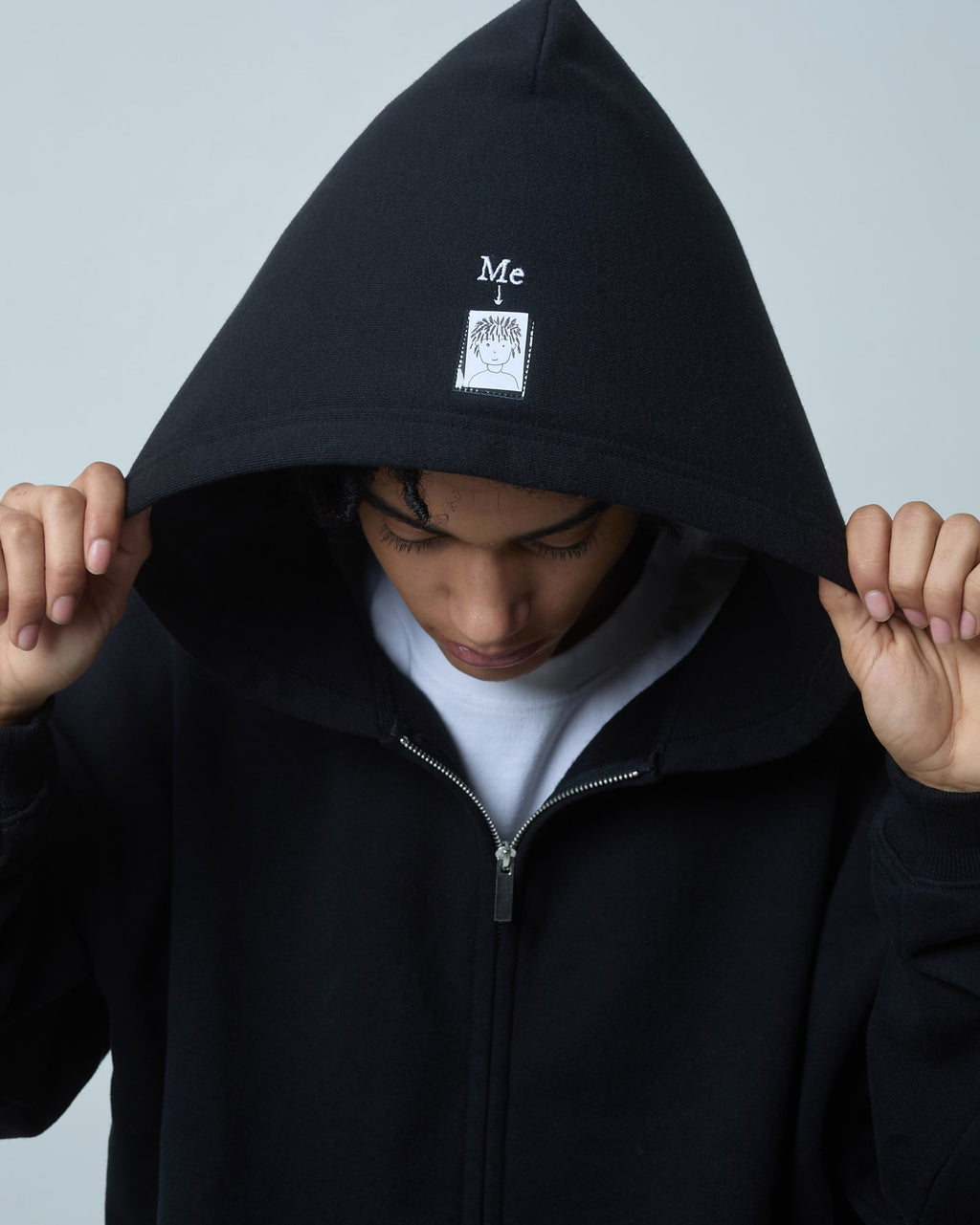 BOKUNOU COMMON ID ZIP SWEAT HOODIE BNCM-103ZH BLACK