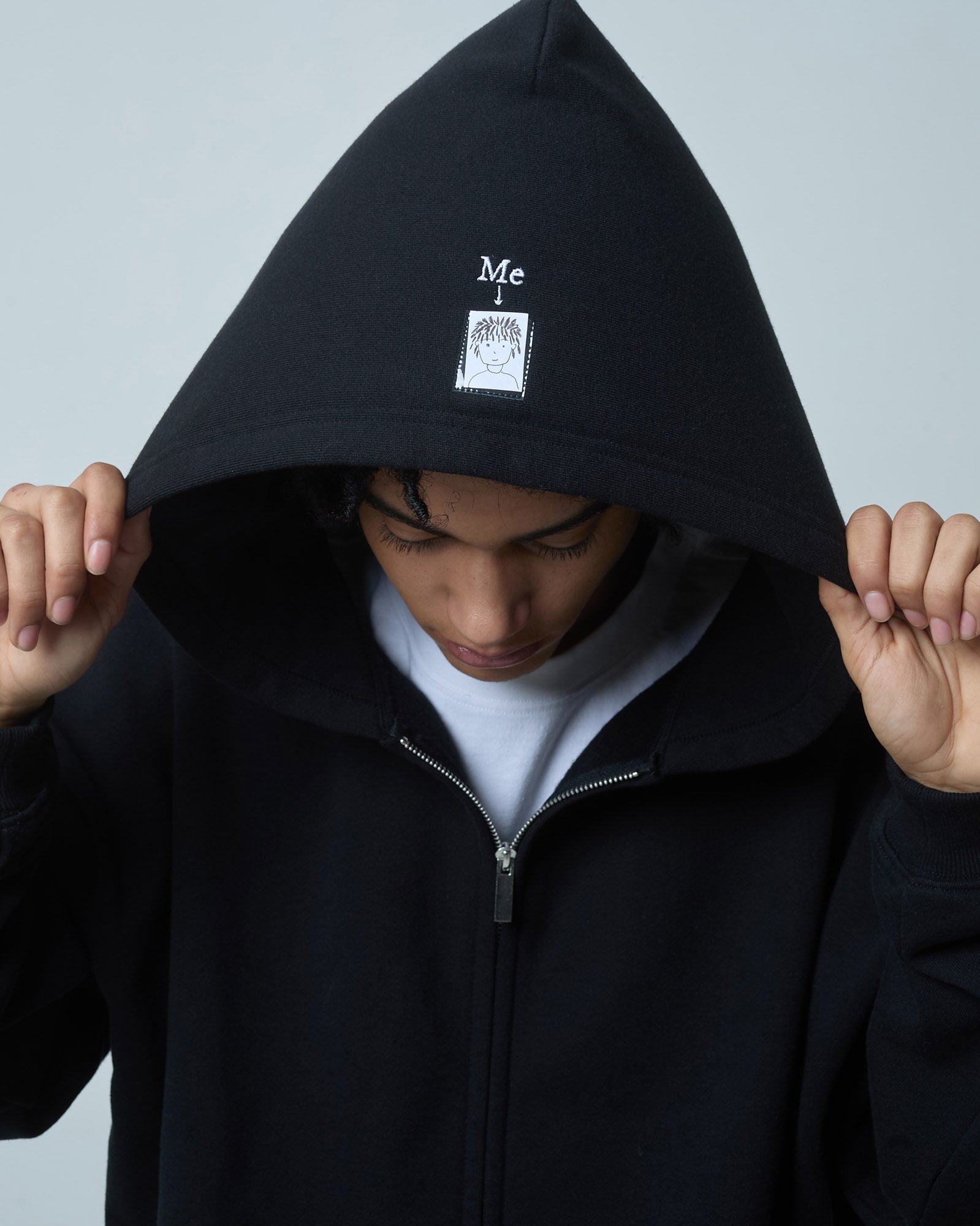 BOKUNOU COMMON ID ZIP SWEAT HOODIE BNCM-103ZH BLACK