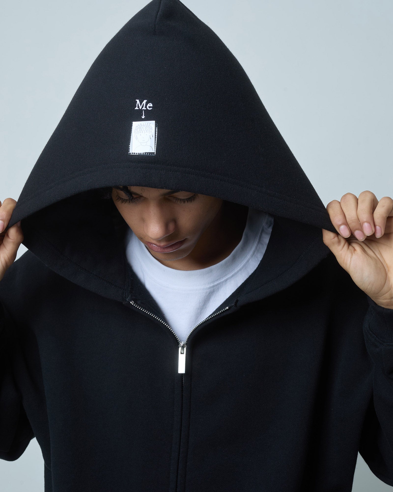 BOKUNOU COMMON ID ZIP SWEAT HOODIE BNCM-103ZH BLACK