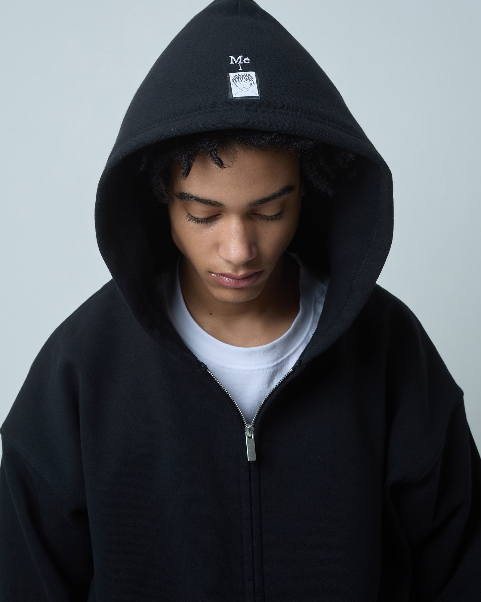 BOKUNOU COMMON ID ZIP SWEAT HOODIE BNCM-103ZH BLACK