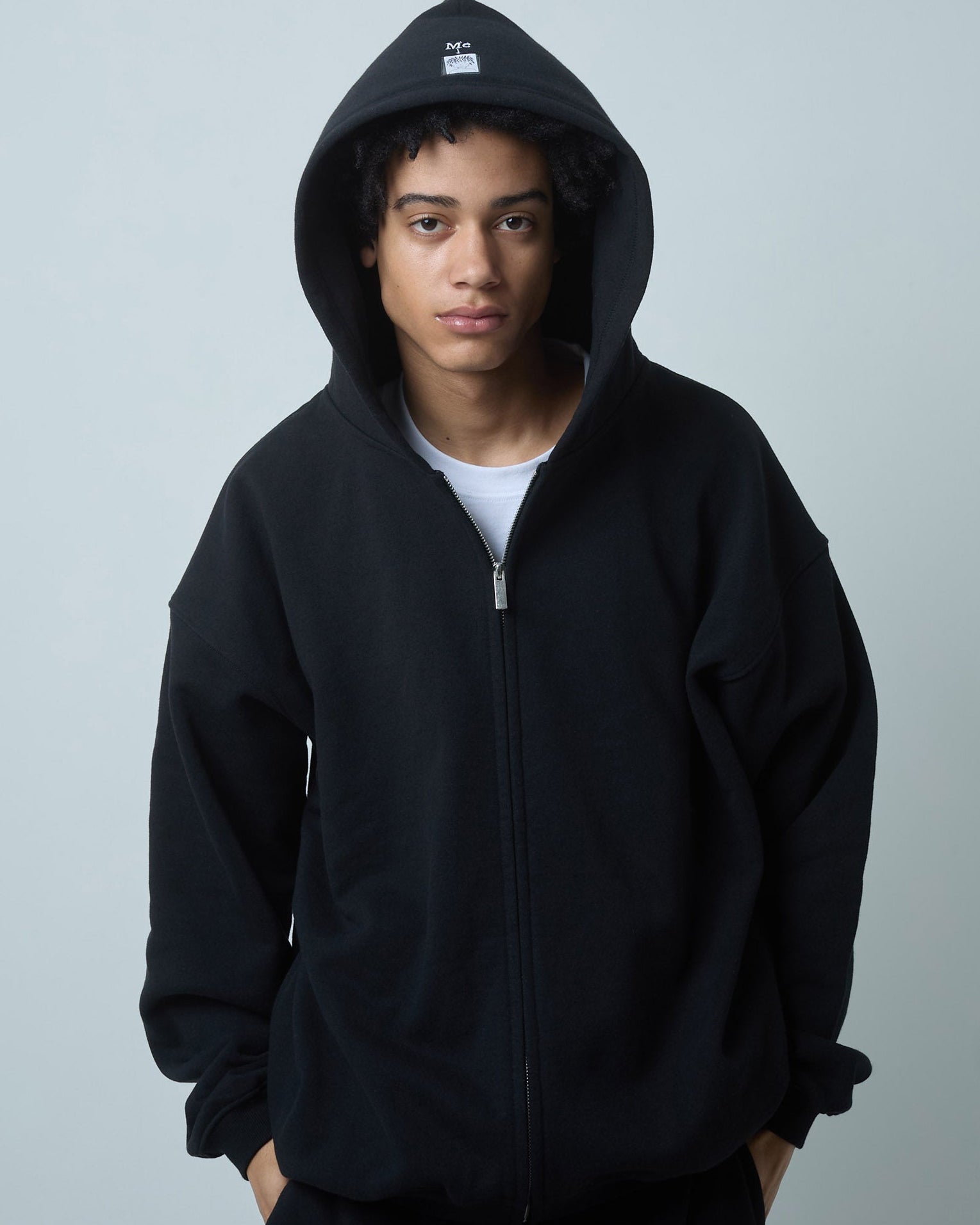 BOKUNOU COMMON ID ZIP SWEAT HOODIE BNCM-103ZH BLACK
