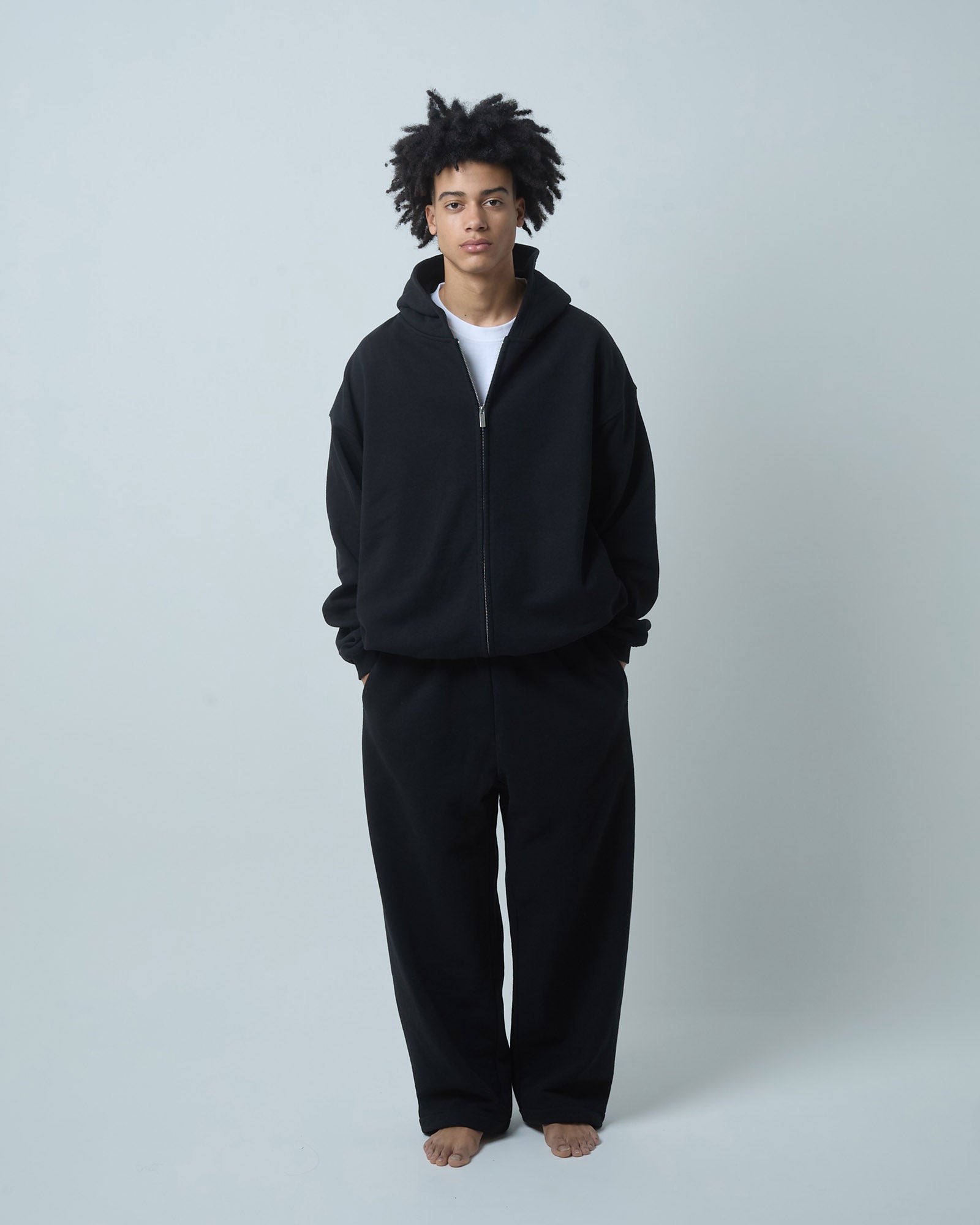 BOKUNOU COMMON ID ZIP SWEAT HOODIE BNCM-103ZH BLACK