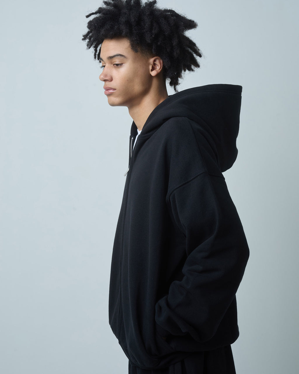 BOKUNOU COMMON ID ZIP SWEAT HOODIE BNCM-103ZH BLACK