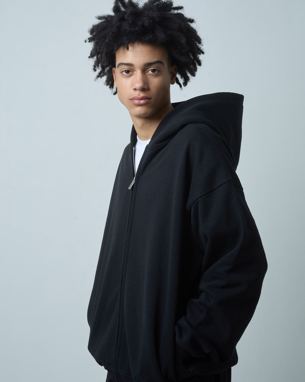 BOKUNOU COMMON ID ZIP SWEAT HOODIE BNCM-103ZH BLACK