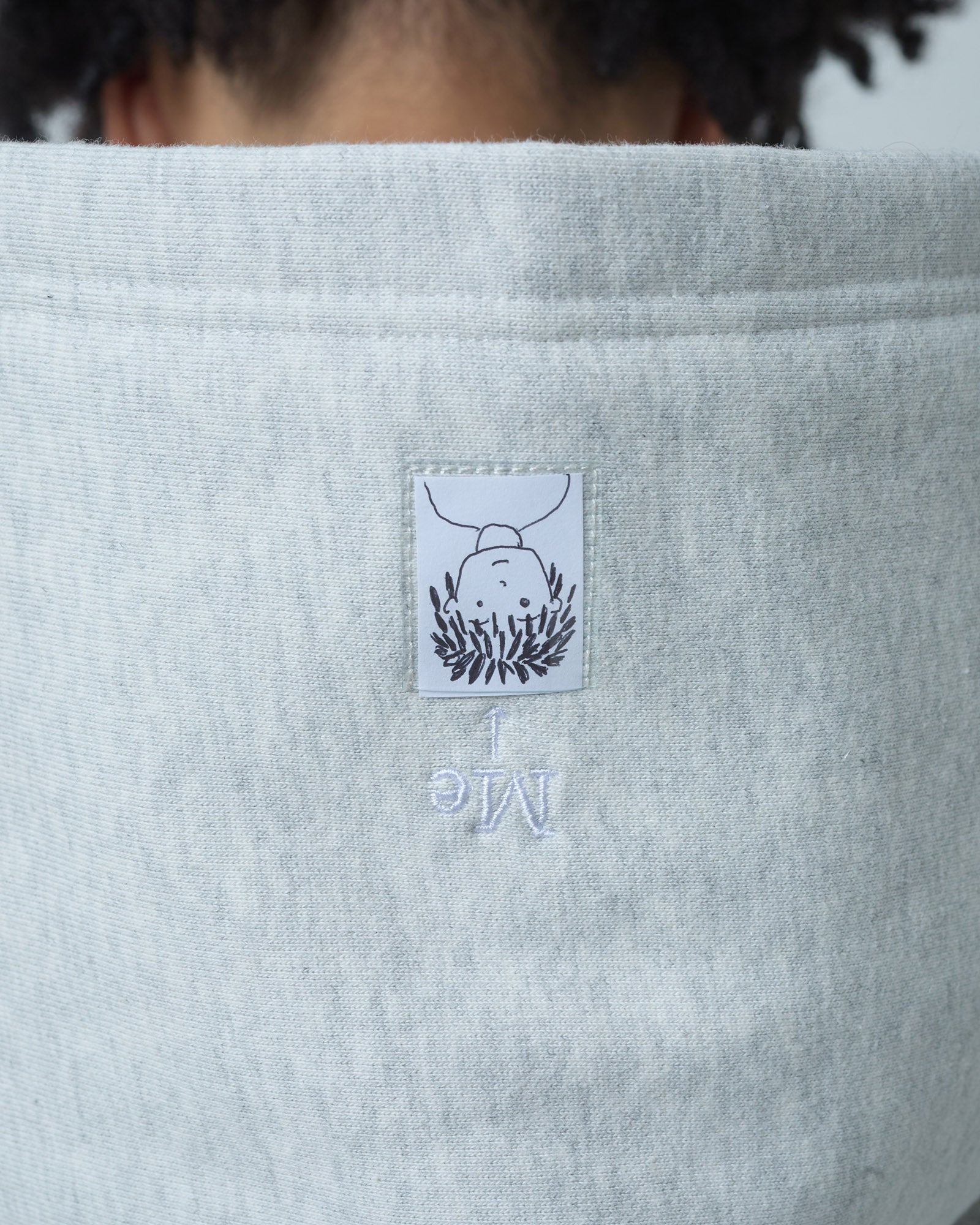 BOKUNOU COMMON ID ZIP SWEAT HOODIE BNCM-103ZH LIGHT HEATHER GREY