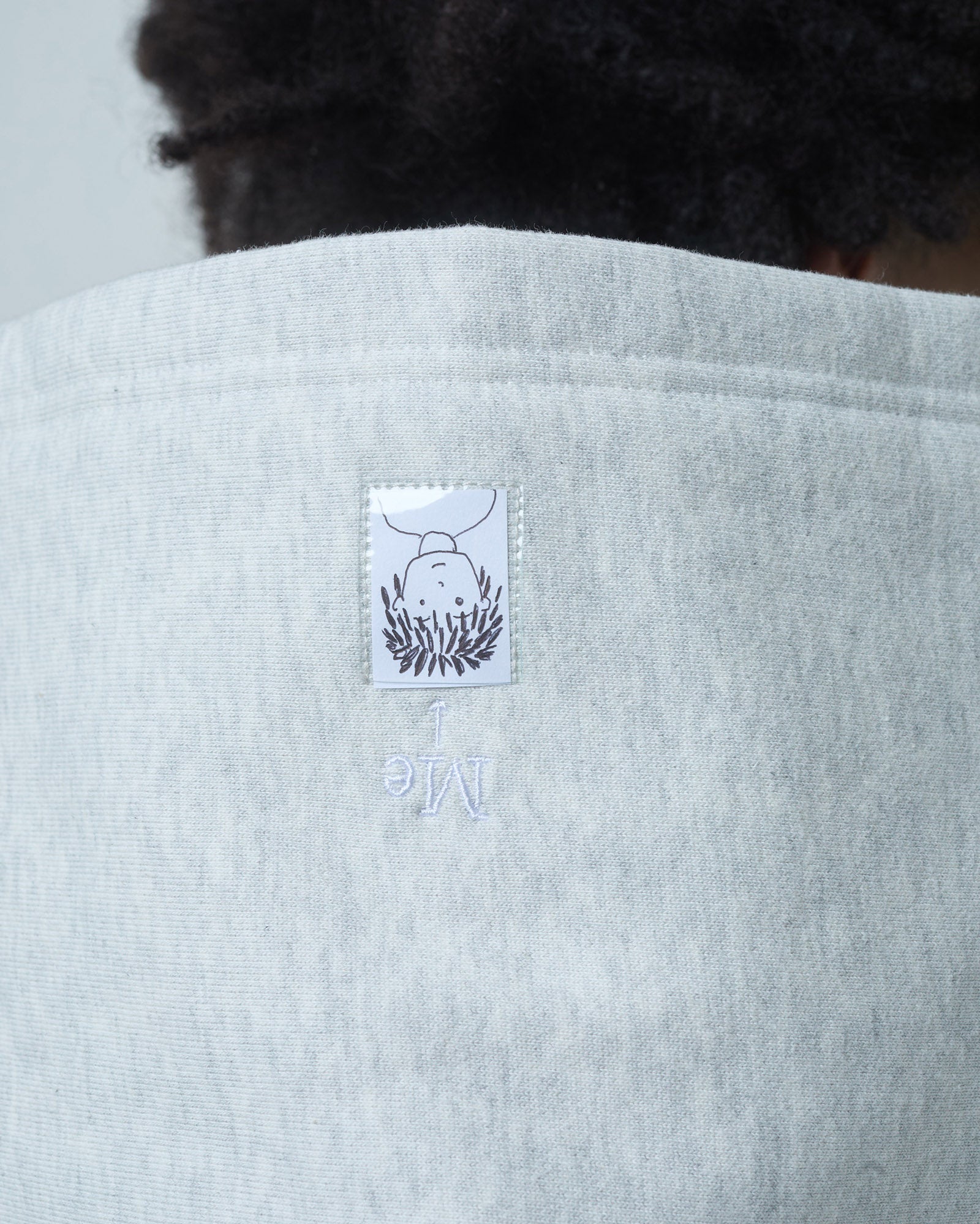 BOKUNOU COMMON ID ZIP SWEAT HOODIE BNCM-103ZH LIGHT HEATHER GREY