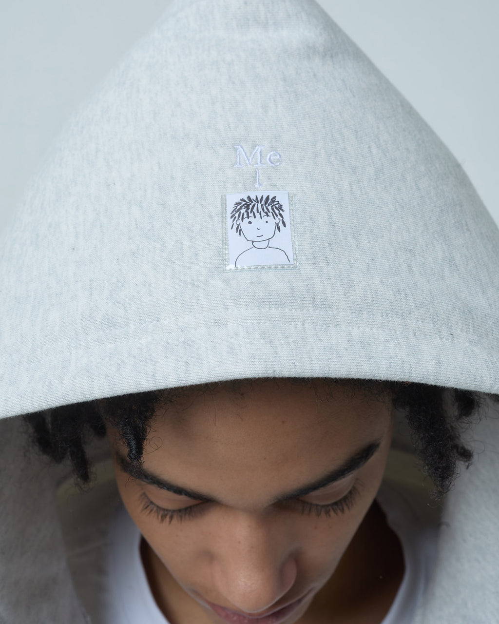 BOKUNOU COMMON ID ZIP SWEAT HOODIE BNCM-103ZH LIGHT HEATHER GREY