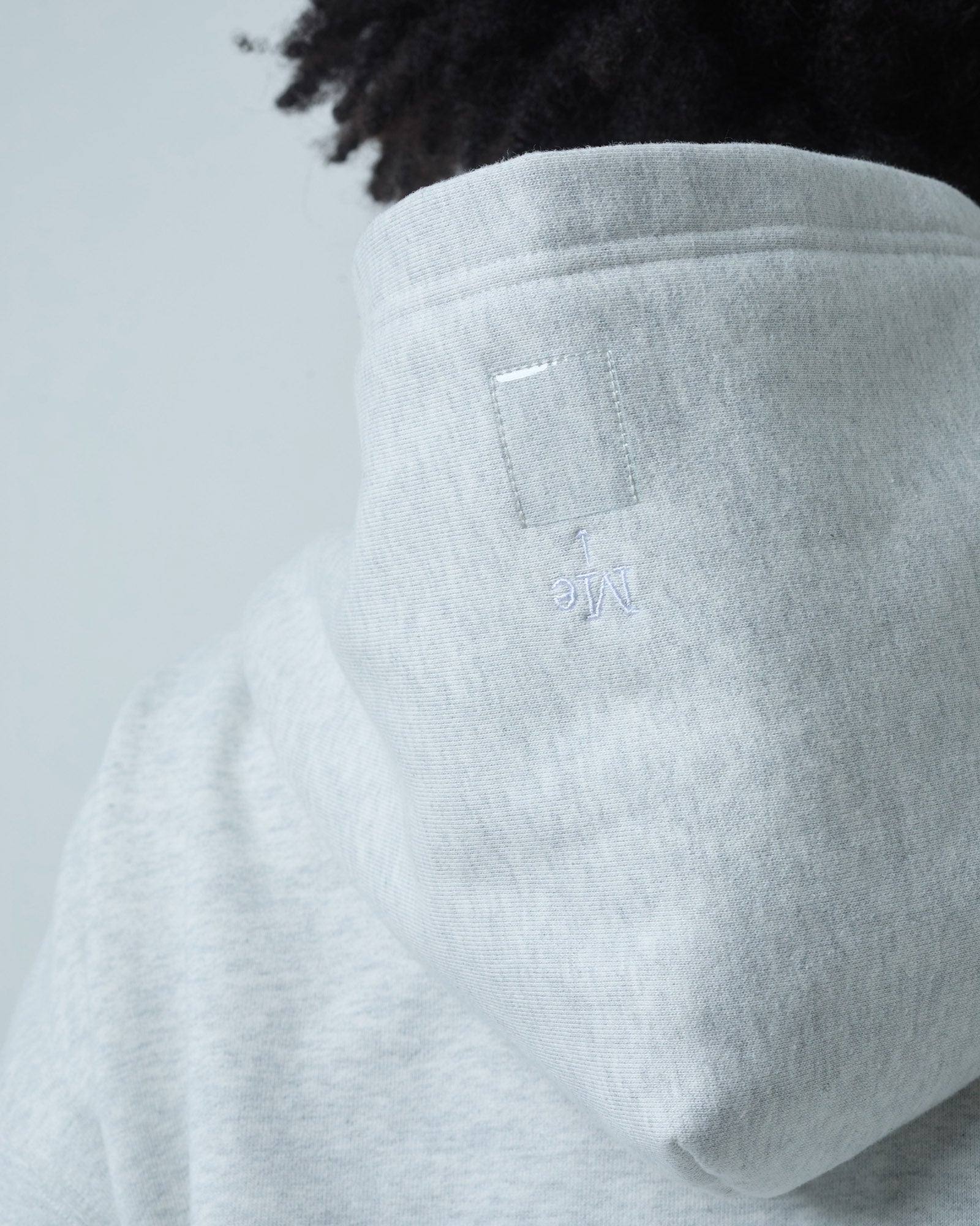 BOKUNOU COMMON ID ZIP SWEAT HOODIE BNCM-103ZH LIGHT HEATHER GREY