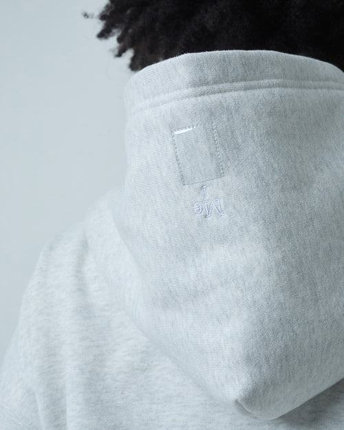 BOKUNOU COMMON ID ZIP SWEAT HOODIE BNCM-103ZH LIGHT HEATHER GREY