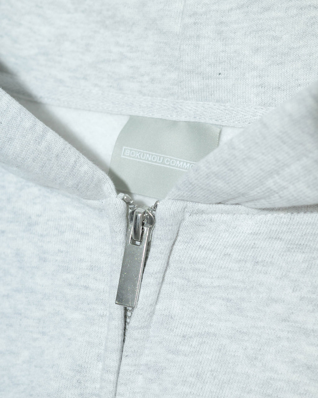 BOKUNOU COMMON ID ZIP SWEAT HOODIE BNCM-103ZH LIGHT HEATHER GREY