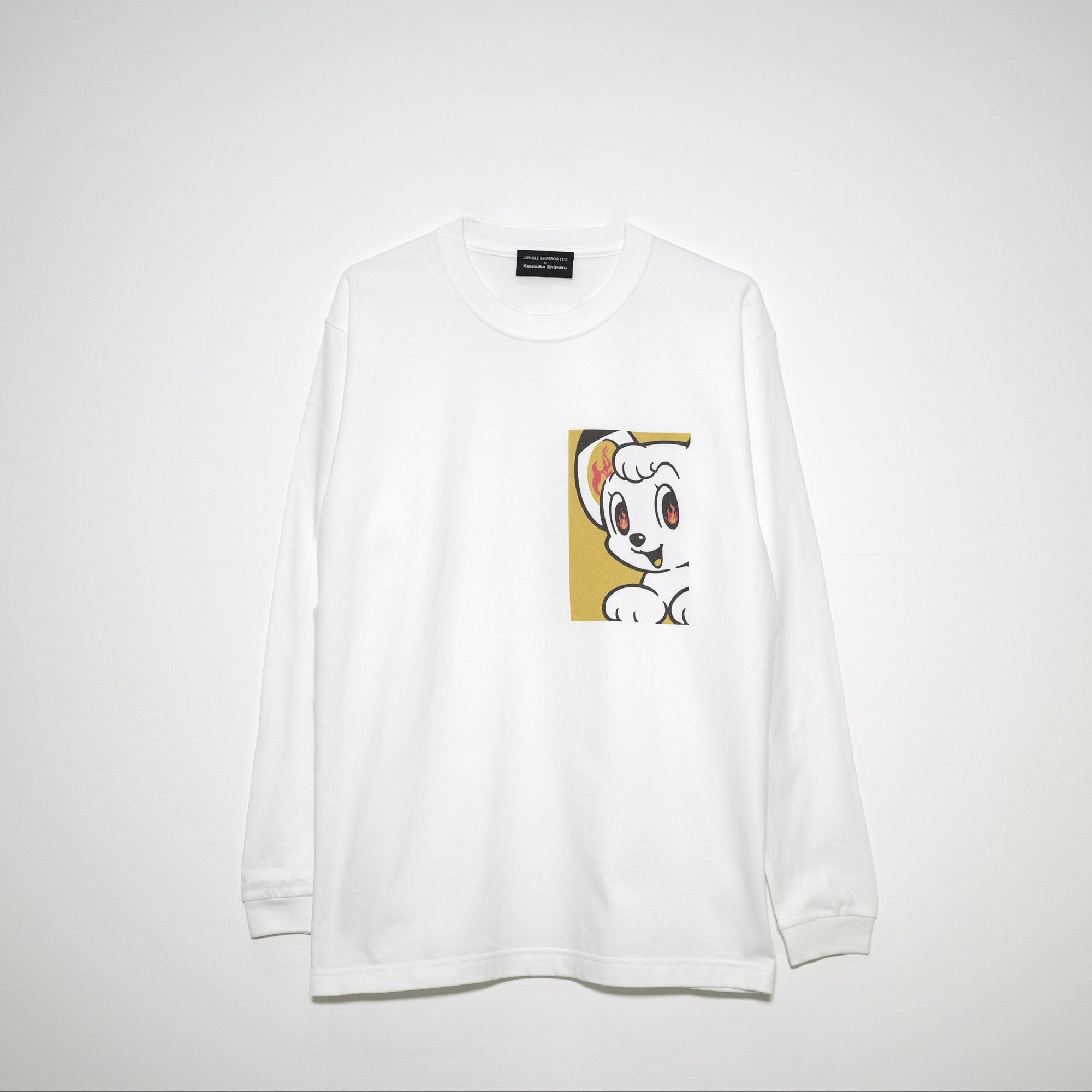 (日本国内販売限定)KOUSUKE SHIMIZU × ジャングル大帝 FIRE L/S TEE JLKS-32 WHITE