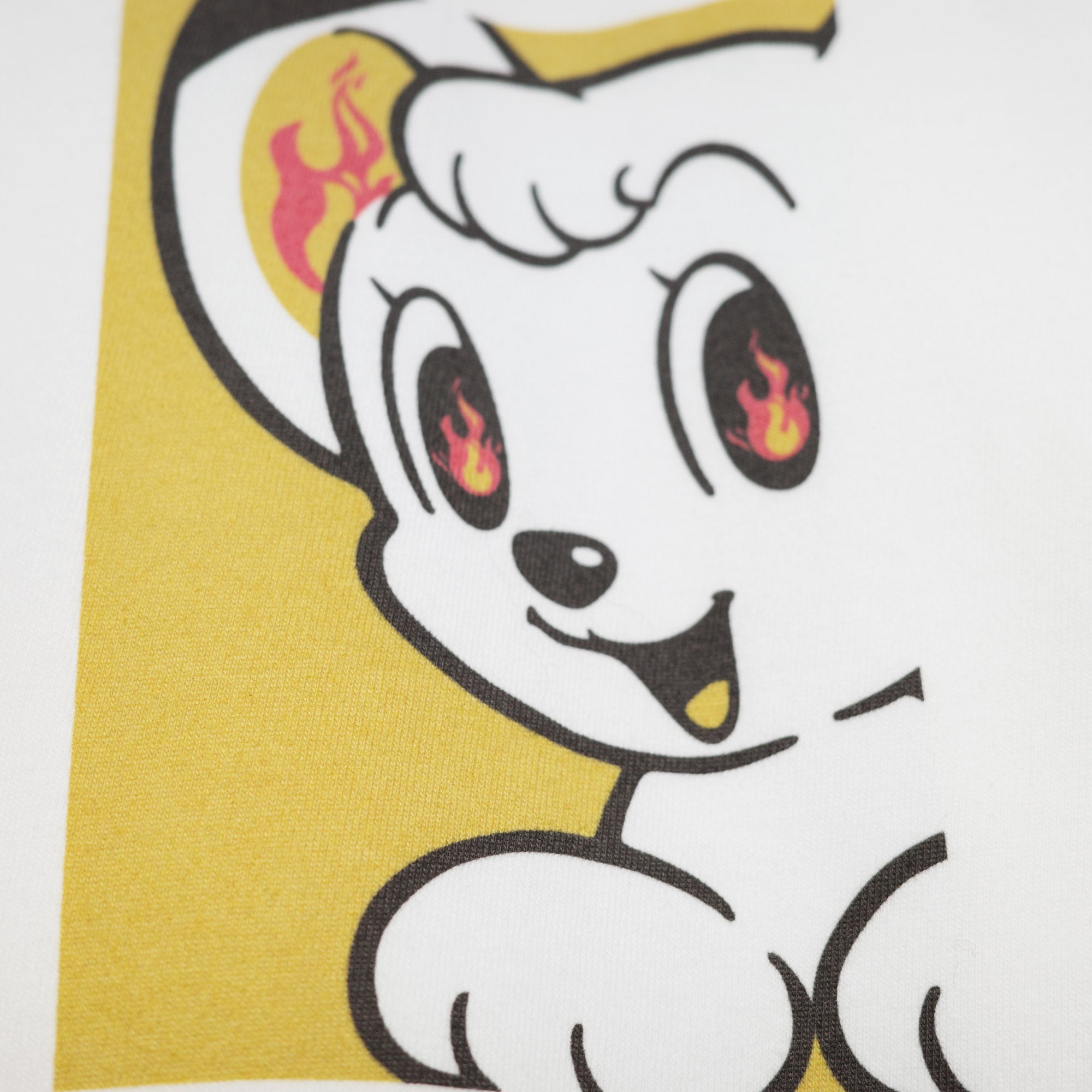 (日本国内販売限定)KOUSUKE SHIMIZU × ジャングル大帝 FIRE L/S TEE JLKS-32 WHITE