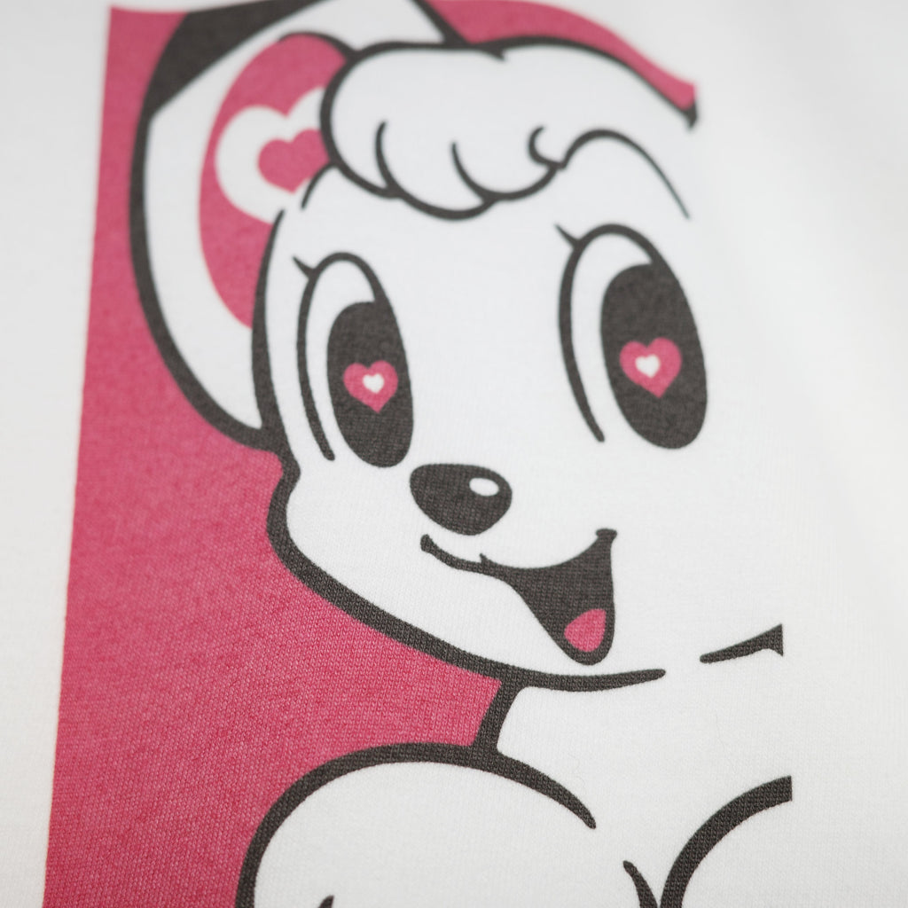 (日本国内販売限定)KOUSUKE SHIMIZU × ジャングル大帝 HEART L/S TEE JLKS-31 WHITE