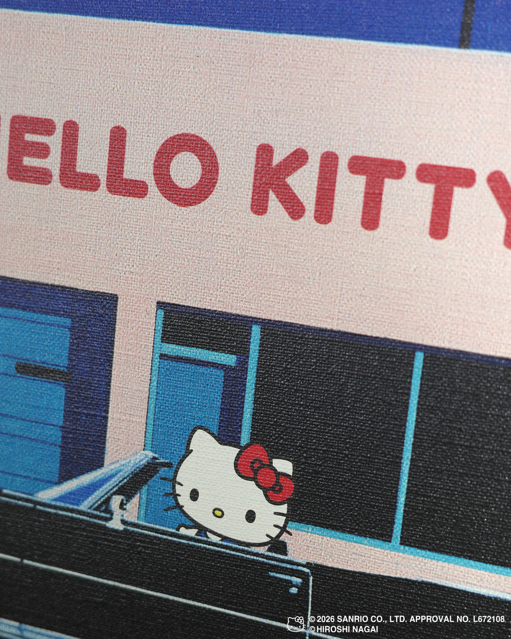 【8/1(土)18:00発売】HIROSHI NAGAI × HELLO KITTY  CANVAS PRINT KTHN-CP Untitled_1